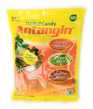 Antangin Herbal Candy Ginger, Mint and Honey Flavors, 100 Gram - $27.81