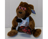 The Petting Zoo Love Me Tender Valentine&#39;s Singing Teddy Bear - $29.38