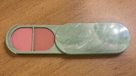 CLINIQUE NEW CLOVER PINK/FIG PRESSED POWDER BLUSHER BLUSH DUO SLIDE .20 ... - $18.32