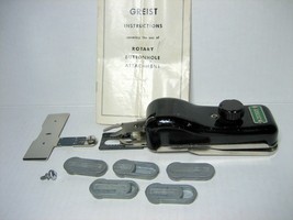 Greist Products Rotary Buttonholer Manual Box Templates - £12.69 GBP