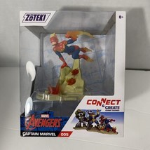 Zoteki Marvel Avengers Connect &amp; Create Iconic Scene Diorama Captain Marvel #005 - £7.40 GBP