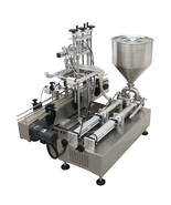  12MM Nozzle Desktop Fully Automatic Double-Head Paste Filling Machine - $4,745.00