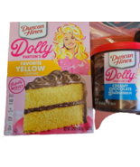 Dolly&#39;s Golden Delight Duncan Hines Yellow Cake Mix Decadent Chocolate F... - £11.66 GBP