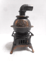 Pot Belly Wood Stove Pencil Sharpener Antique Finished Die Cut Metal Doo... - £7.85 GBP