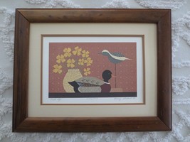 Framed Signed &amp; Numbered Nancy Lubeck Still Life 442/950 Art Print--14&quot; X 11.5&quot; - £22.68 GBP