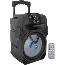 400W Portable Bluetooth PA Loudspeaker - 8 Subwoofer System, 4 Ohm/55-20... - £94.03 GBP