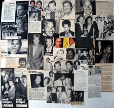Don Johnson ~ Thirty-Five (35) Color, B&amp;W Vintage Clippings From 1973, 1985-1999 - £6.27 GBP