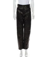Versus Versace Black Leather Moto Pants sz 40 US 6 - $150.00