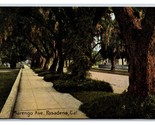 Marengo Avenue Street View Pasadena California CA UNP DB Postcard D19 - $3.91