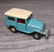 Vintage Tomica Toyota Land Cruiser Blue/White Hardtop No. 2 Made in Japan 1/60 - £8.75 GBP