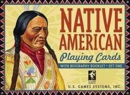 Native American Playing Cards #1 Bridge Size Deck USGS with 124 Page Bio Booklet - $14.84