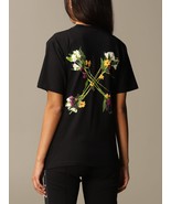 Off-White Floral Arrows T-Shirt Black XS - £152.45 GBP