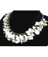 Necklace Sea Shell Pearl and Mother of Pearl White  - $17.82 CAD