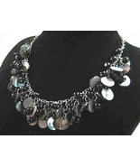 Necklace Sea Shell Pearl and Mother of Pearl Black - $17.82 CAD