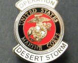 US Marine Corps Marines USMC Desert Storm Veteran Lapel Pin Badge 1 inch - $5.74