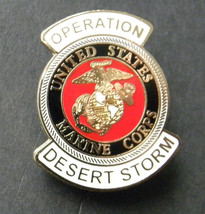 US Marine Corps Marines USMC Desert Storm Veteran Lapel Pin Badge 1 inch - £4.60 GBP