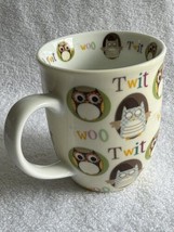 Creative Tops Ltd. Owl Coffee 16oz. Large Mug Owls Twit Twoo Twit Birds Whoo - £13.13 GBP