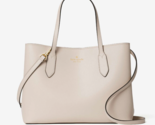 New Kate Spade Harper Satchel Grain Leather Tusk - £91.05 GBP