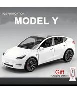 Tesla Model X Y 3 Diecast Alloy Toy 1:24 Car Sound Light Kids Collectibl... - $32.38 CAD