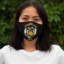 Fitted Polyester Face Mask - Protect Yourself in Style with Campsite Humor - $17.51