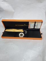 Stuhrling 6053 33113 Vintage Stainless Steel Mechanical Silver Mens Pocket Watch image 2