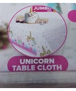 2 Pack Unicorn Theme Birthday Party Tablecloth Table Cover for Kids, 54 ... - $9.41