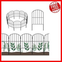 10 Panel Rustproof Metal Garden Fence - 24in High Animal Barrier for Yards - $816.89 MXN