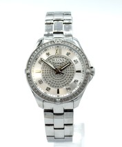 Bulova Ladies’ Stainless Steel Crystal Watch 96L236 202301510 - £167.37 GBP