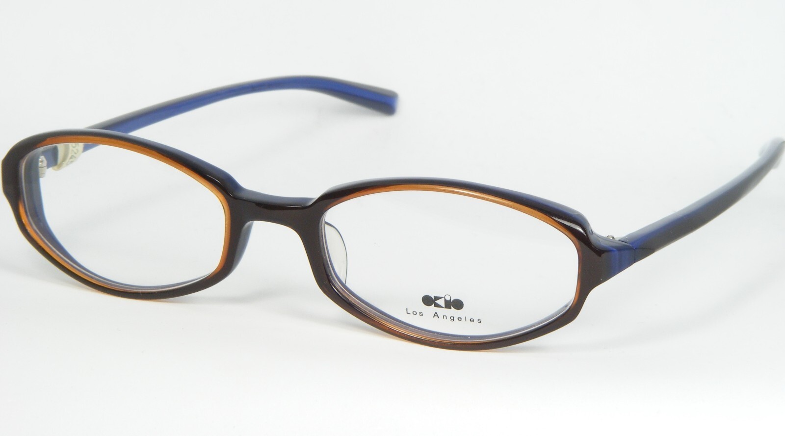 OKIO Los Angeles OK-446 Caramello/Blu Occhiali Montatura 49-18-140mm Gia... - $95.67