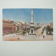 Postcard Lisbon Portugal Liberty Avenue Raphael Tuck Oilette Antique Unp... - £7.96 GBP
