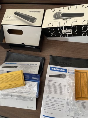 Shure SM58 &amp; SM57 Boxes And Inserts And Protective Zipper Bags. No Micro... - £29.71 GBP