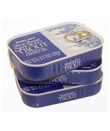 Trader Joe&#39;s Smoked Trout Fillets in Canola Oil – Skinless, 3.9 Oz. Tin ... - €21,40 EUR