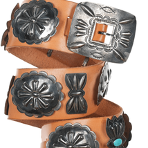 40&#39;s-50&#39;s Navajo Silver butterfly concho belt - $1,692.90