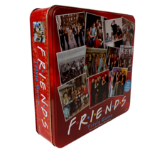 Friends Trivia Board Game In Red Tin With Picture Cards By Cardinal Vintage 2003 - $13.23