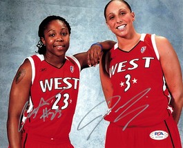 Cappie Pondexter Diana Taurasi Signed 8x10 photo WNBA PSA/DNA Autographed - £78.65 GBP