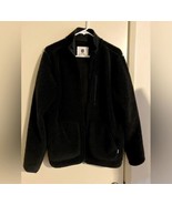 Burton Men’s Full-Zip Fleece Jacket In Black Color (MEDIUM SIZE) - £33.51 GBP