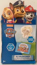 Paw Patrol Kids Valentines Pack Of 16 Cards With 16 Notepads - New ~ Pawsome! - £2.32 GBP
