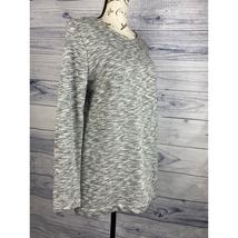 J Crew Mercantile Tunic Sweatshirt Women S Heather Gray Long Sleeve Cotton Blend - $18.00