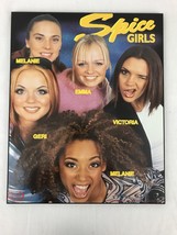 Spice Girls Plaque Hanging Wooden Picture 9x11 Victoria Melanie Geri Emma - £11.95 GBP