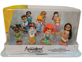 Disney Store Animators Collection Deluxe Figure Play Set 10 Pcs New - £31.19 GBP