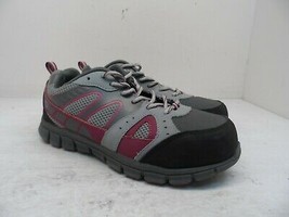 Aggressor Women&#39;s 1500 Steel Toe Steel Plate Safety Athletic Shoe Gray P... - $32.05