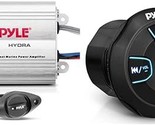 Pyle Hydra Marine Amplifier - Upgraded Elite Series 400 Watt 2 Channel M... - $234.99