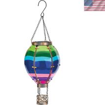 Solar Hot Air Balloon Lantern – Hanging Solar-powered LED Lights, Waterp... - $68.29