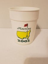 2001 Official Masters Plasti Drink Cup Augusta National Golf Club Tiger Woods - £15.14 GBP