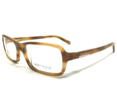 Anne Klein Eyeglasses Frames AK 8088 221 Brown Horn Rectangular 52-17-135 - £40.17 GBP
