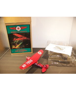 WINGS OF TEXACO 1929 LOCKHEED AIR EXPRESS DIE CAST COIN BANK AIRPLANE - $851.40 MXN