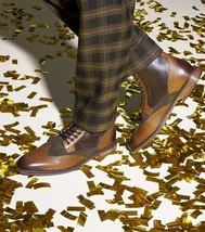 Stacy Adams Finnegan Wingtip Lace-Up Boot Olive Multi 25427-302 image 8