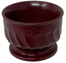 Turnbury Dinex Cranberry 9 Oz. Melamine Pedestal Bowl #3200 USA image 2