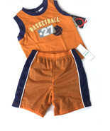 Vintage 90s Baby Q Boy Basketball 2 Piece Outfit Set iSz 18 Months Tank ... - $19.04 CAD