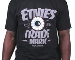 Etnies Skate Hombre Negro Logo Ride O Die Camiseta Pequeño Nwt - $13.46